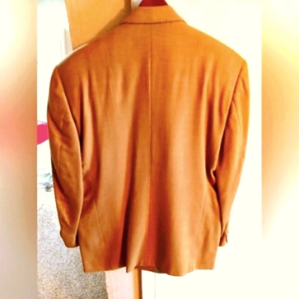 Ermenegildo Zegna Double-Breasted Sport Coat Khaki/Tan/Beige